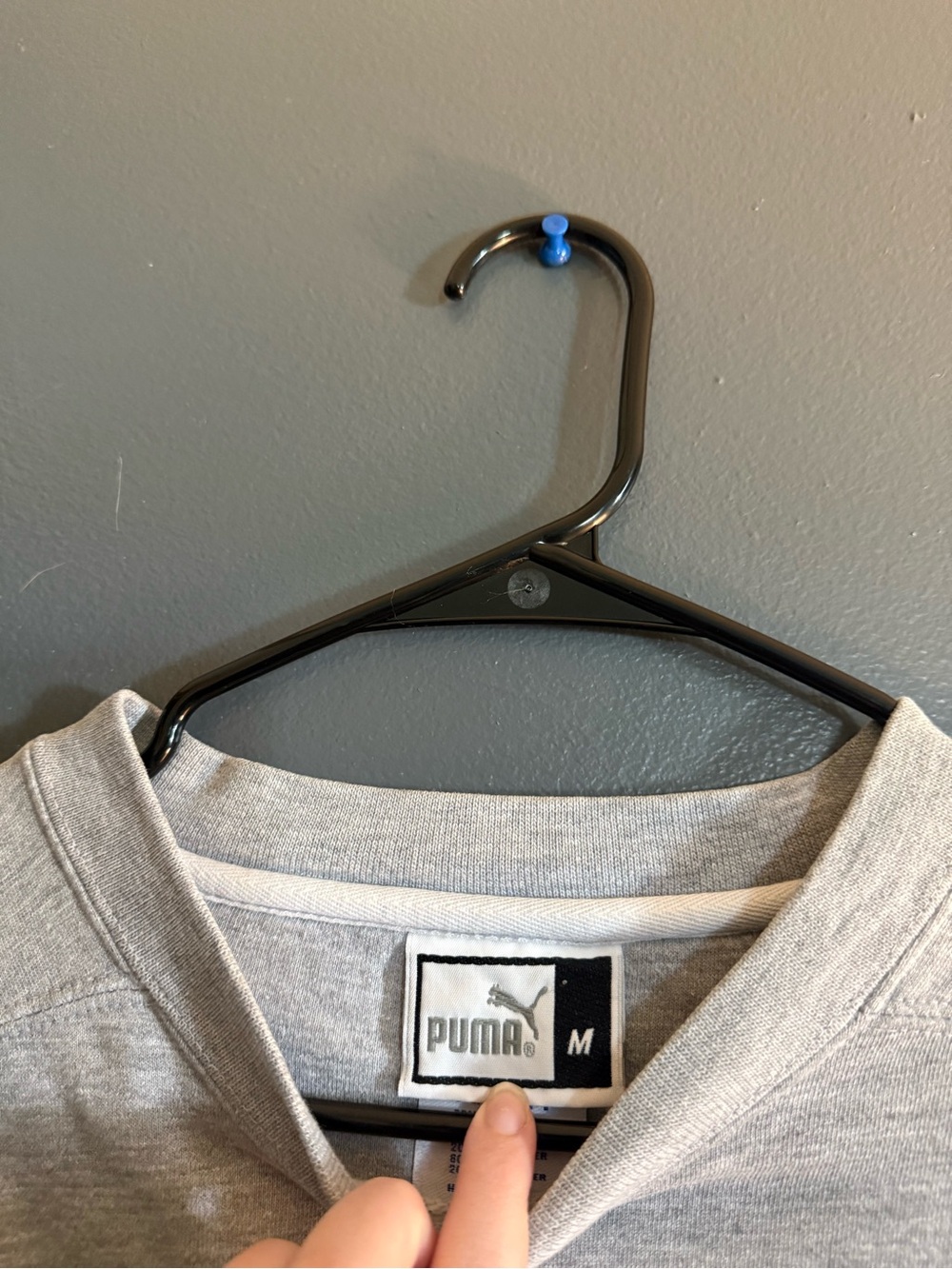 PUMA University of Tennessee Gray Crewneck Sweatshirt with Orange Logo - Picture 4 of 4